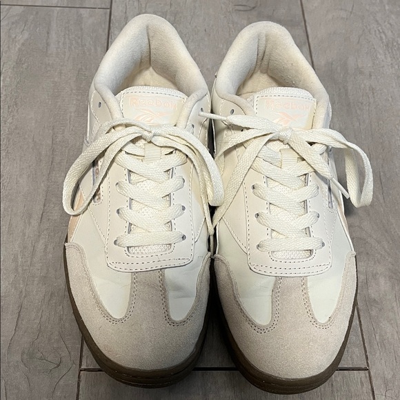 Reebok Women's Forte Lounger Double-up Cream Nude Sneakers, Size 8.5 - Picture 5 of 9